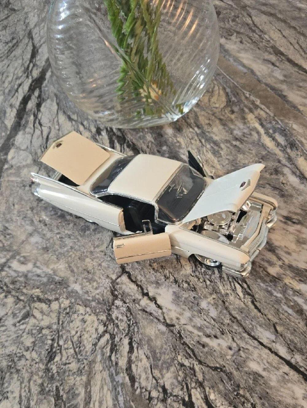Classic Cream Cadillac